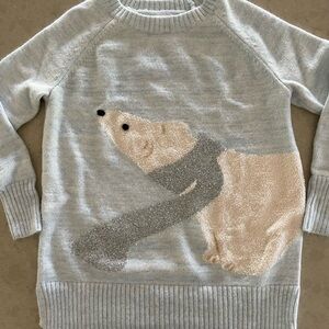 LC Lauren Conrad Petite Polar Bear Sweater